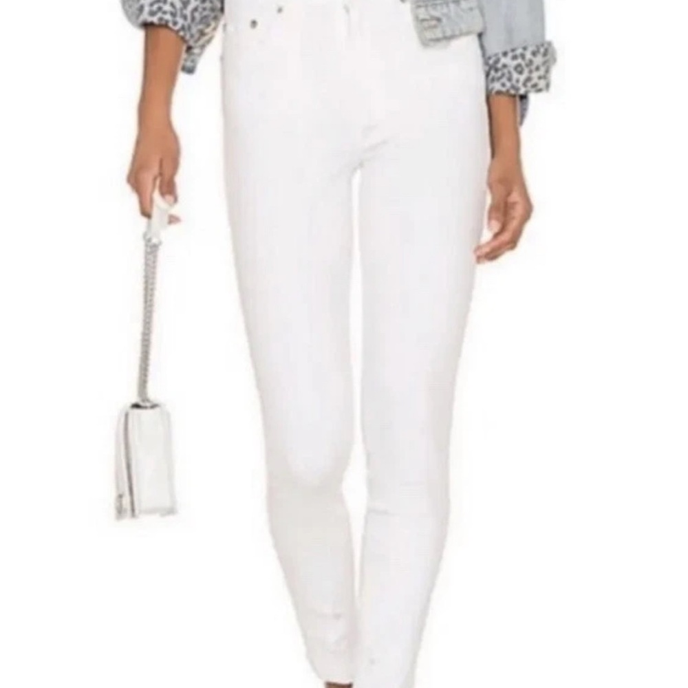 Pistola Jennifer Oslo White High Waisted Skinny Jeans P6822ftn-Slo Size 29